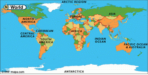 200-224 Countries / Các Nước trên thế giới