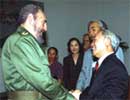 Chủ tịch Fidel Castro gặp gỡ với Chủ tịch Nguyễn Văn An.